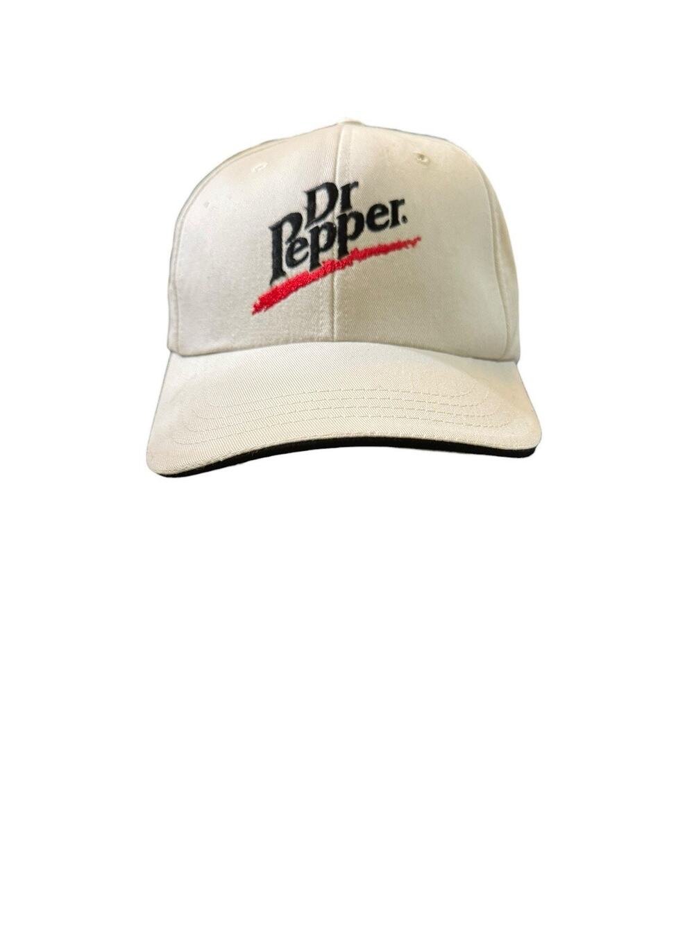 Vintage Dr Pepper Adjustable Leather Strap Hat Cap Unisex